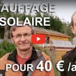 Philippe Heitz se chauffe au solaire pour 40€/an