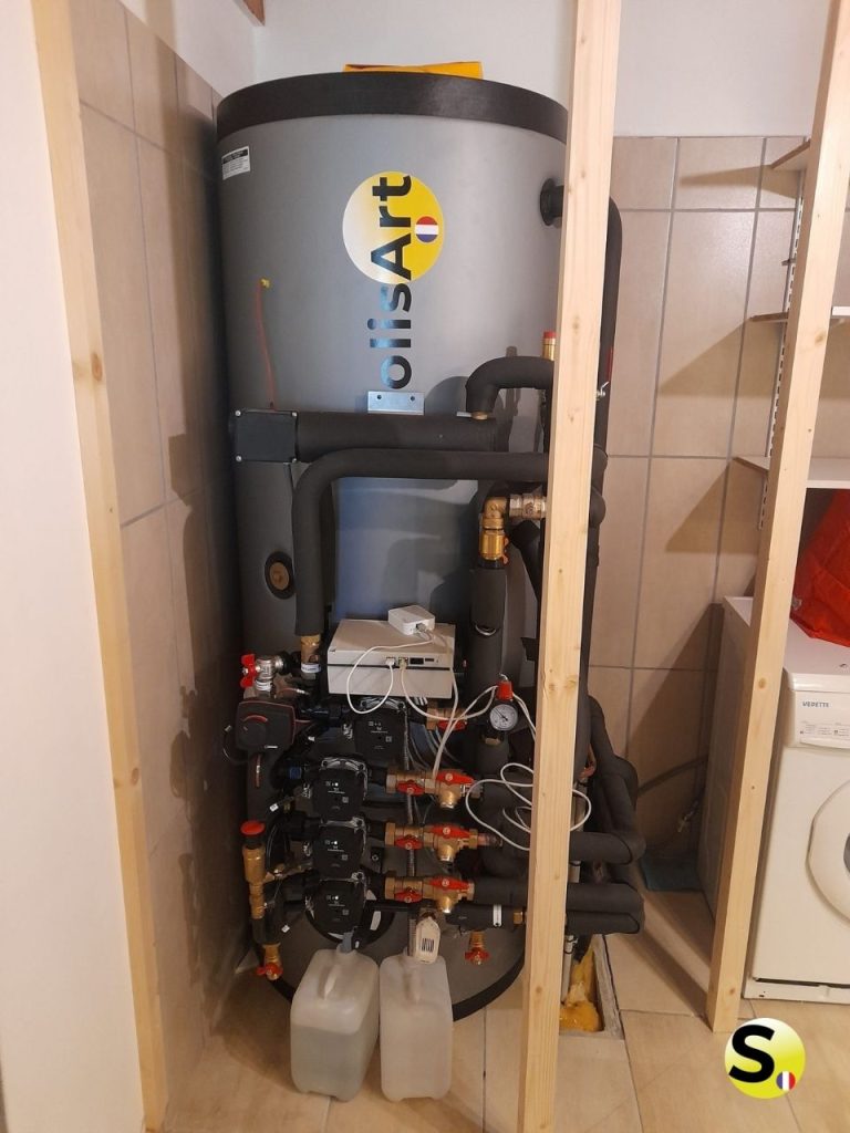 Chauffage solaire SolisArt 12 m² sur châssis au sol, Villard-de-Lans (38250)